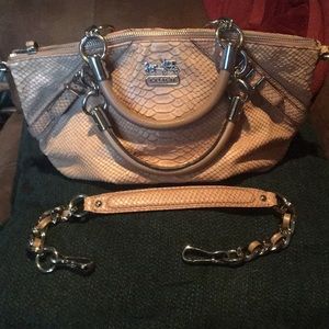 Coach Tan Leather Satchel